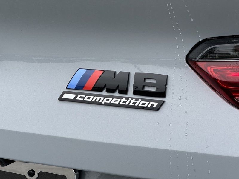 2024 BMW M8 Competition in a Brooklyn Gray Metallic exterior color and Blackinterior. SHELLY AUTOMOTIVE shellyautomotive.com 