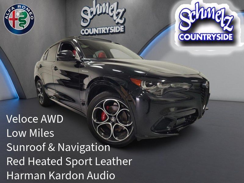 Used 2024 Alfa Romeo Stelvio Veloce AWD Premium w/Sunroof/NavImage 1