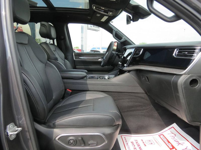 2022 Wagoneer Series III 4x4 4dr SUV in a Gray exterior color and Blackinterior. Militello Motors ​507-200-4344 militellomotors.net 