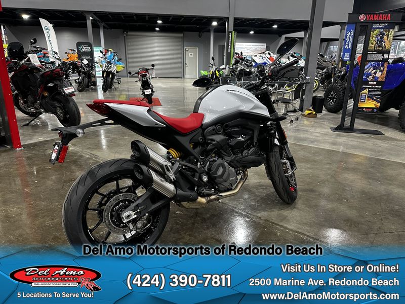 2024 Ducati MONSTER PLUS  in a ICE WHITE exterior color. Del Amo Motorsports of Redondo Beach (424) 304-1660 delamomotorsports.com 