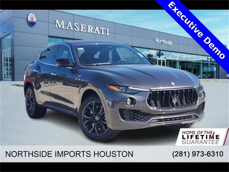 2024 Maserati Levante GT in a Grey exterior color and Black/Redinterior. Northside Imports Houston 281-475-4549 northsideimportshouston.com 