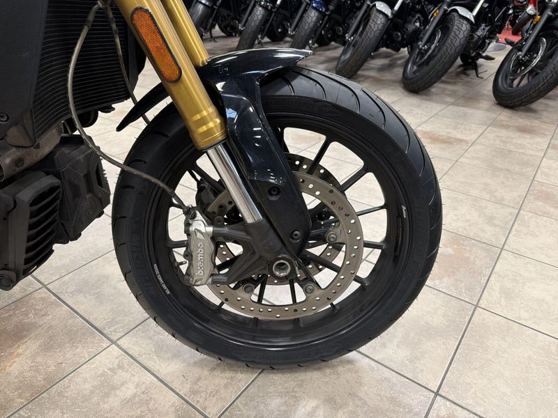 Used 2019 Indian Motorcycle FTR 1200 S  in a CARBON exterior color. Vista Del Amo Motorsports 760-330-5665 delamomotorsports.com 