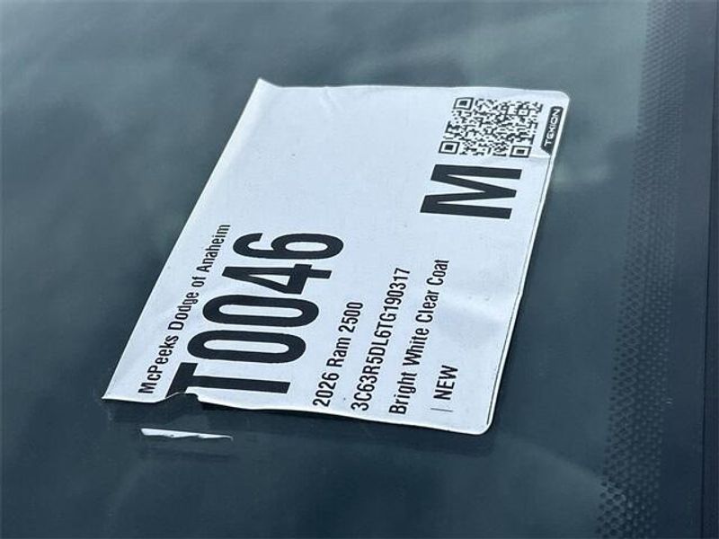 New 2026 RAM 2500 Big Horn Crew Cab 4x4 6