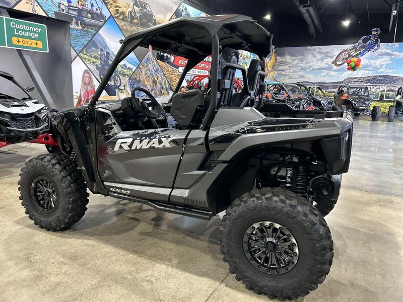 2025 Yamaha WOLVERINE RMAX2 1000 XT-R  in a MATTE GREY/METALLIC BLACK exterior color. Del Amo Motorsports of Redondo Beach (424) 390-7811 delamomotorsports.com 