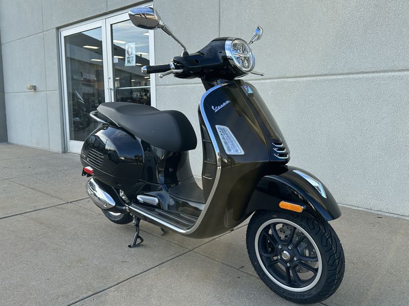 2023 Vespa GTS 300 SUPER in a NERO DECISO exterior color. Cross Country Powersports 732-491-2900 crosscountrypowersports.com 