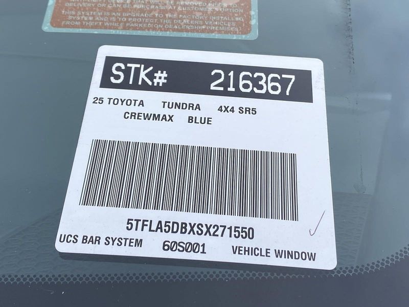 New 2025 Toyota Tundra SR5Image 21