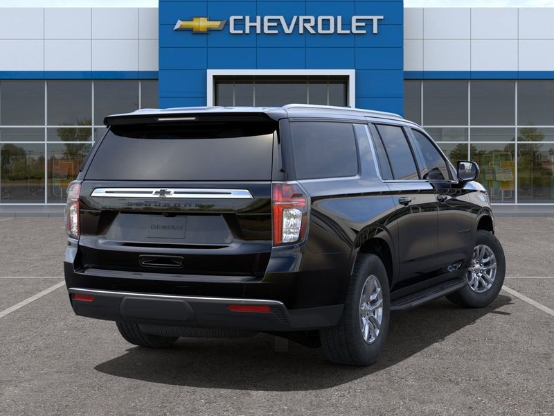 2024 Chevrolet Suburban LS in a Black exterior color and Jet Blackinterior. BEACH BLVD OF CARS beachblvdofcars.com 