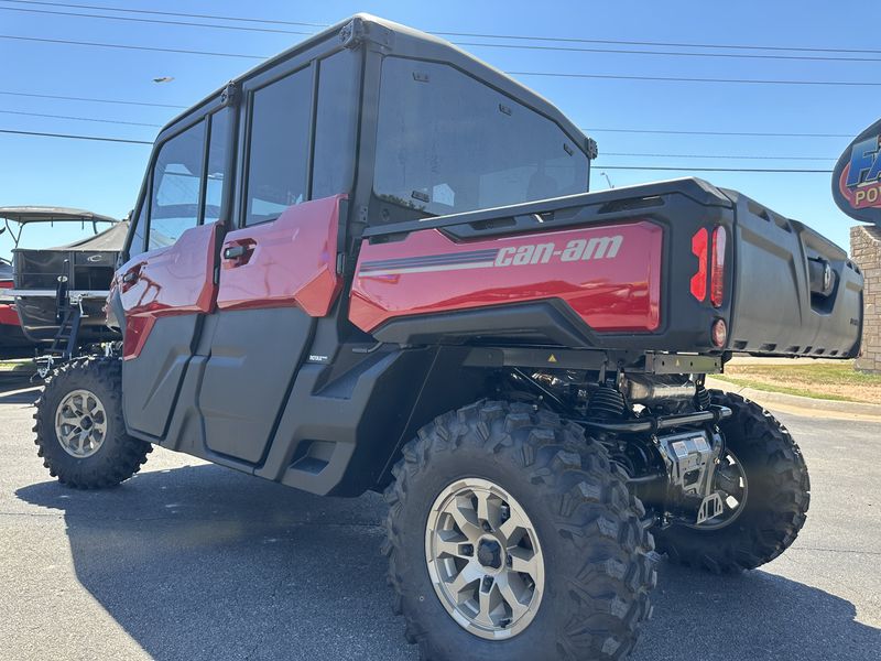 2025 Can-Am DEFENDER MAX LIMITED CAB HD10 FIERY RED Image 8