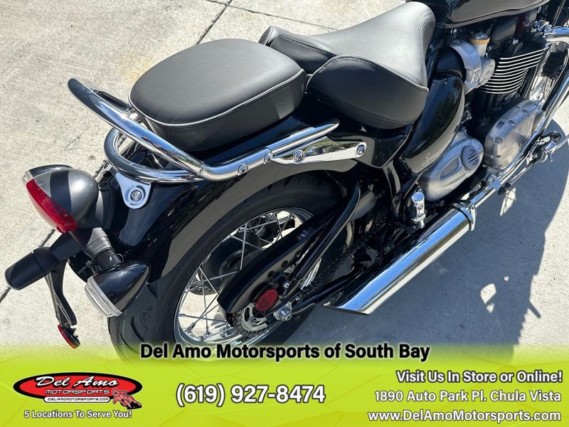 2024 Triumph BONNEVILLE SPEEDMASTER  in a JET BLACK exterior color. Del Amo Motorsports of South Bay (619) 547-1937 delamomotorsports.com 