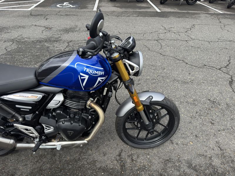 2024 Triumph Speed 400 - CASPIAN BLUE - STORM GREY 