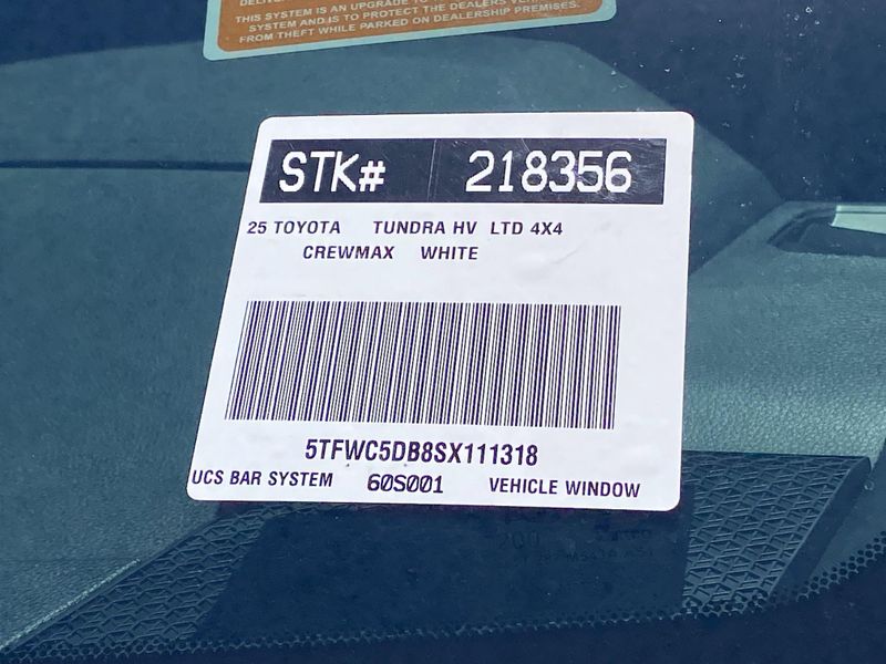 New 2025 Toyota Tundra Limited HybridImage 22