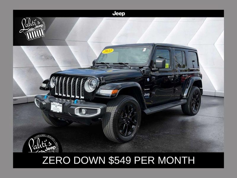 Used 2022 Jeep Wrangler 4xE Unlimited Sahara 4xe