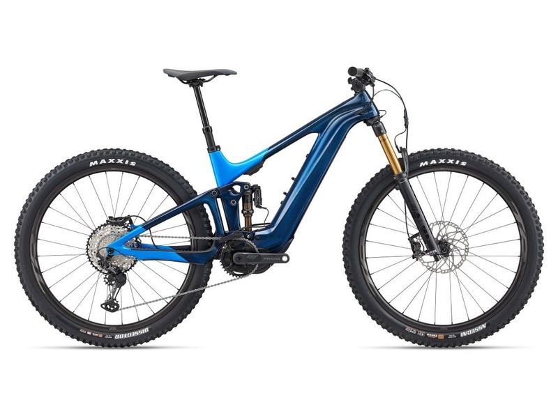2022 GIANT TRANCE X ADVANCE E+ MEDIUM  in a METALLIC NAVY exterior color. Cross Country Powersports 732-491-2900 crosscountrypowersports.com 