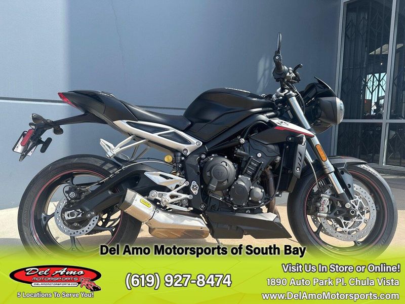 2019 Triumph STREET TRIPLE RS  in a BLACK exterior color. Del Amo Motorsports of South Bay (619) 547-1937 delamomotorsports.com 