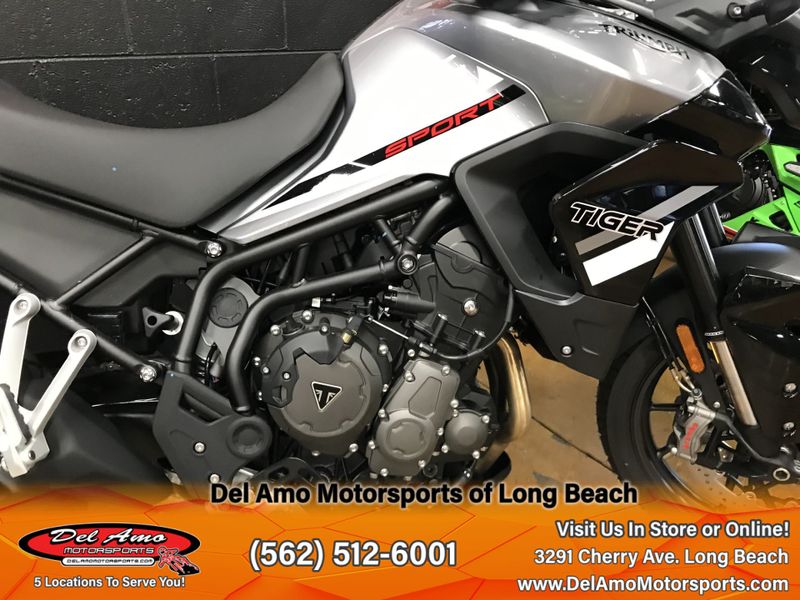 2024 Triumph TIGER 850 SPORT  in a GRAPHITE/JET BLACK exterior color. Del Amo Motorsports of Long Beach (562) 362-3160 delamomotorsports.com 