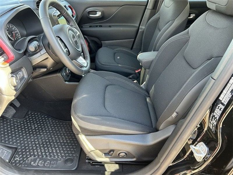 2023 Jeep Renegade (red) Edition in a Black Clear Coat exterior color and Blackinterior. McPeek