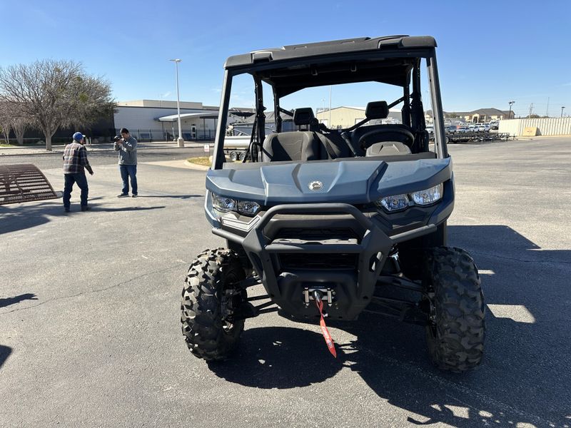 2025 CAN-AM DEFENDER MAX XT HD9 DUSTY NAVY in a DUSTY NAVY exterior color. Family PowerSports (877) 886-1997 familypowersports.com 