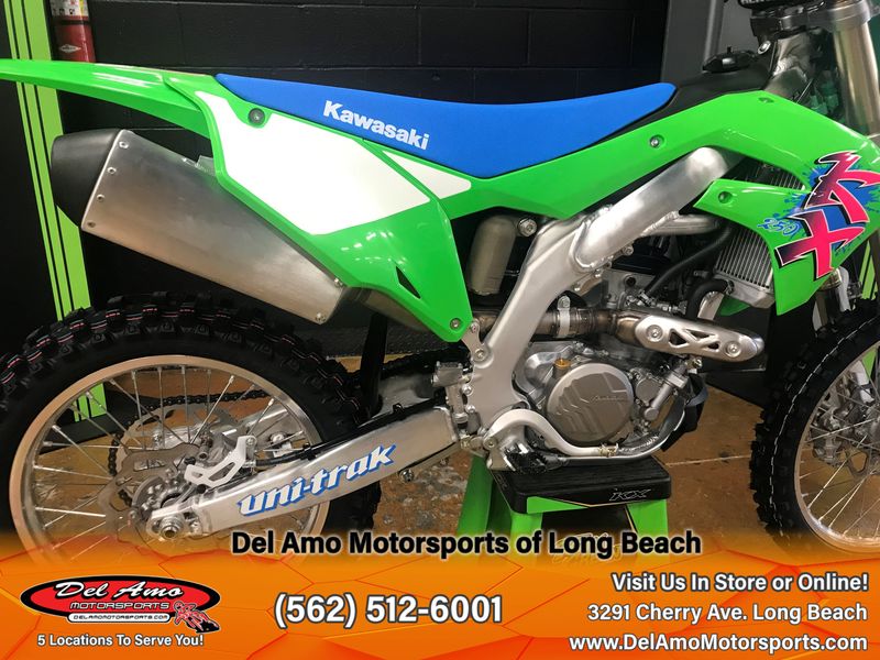 2024 Kawasaki KX252CRFAN-GN2  in a LIME GREEN exterior color. Del Amo Motorsports of Long Beach (562) 362-3160 delamomotorsports.com 