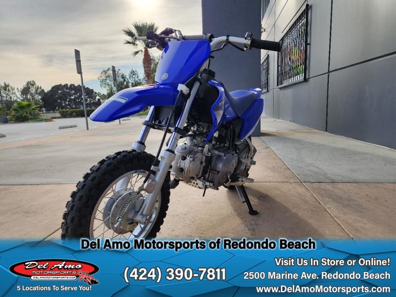 2024 Yamaha TTR50ERC  in a TEAM YAMAHA BLUE exterior color. Del Amo Motorsports of Redondo Beach (424) 304-1660 delamomotorsports.com 