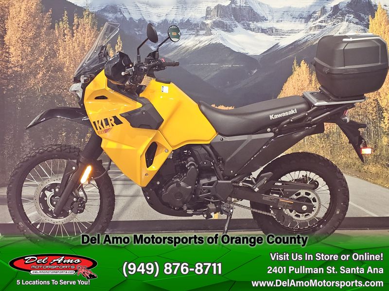 2023 Kawasaki KL650JPFNN  in a YELLOW exterior color. Del Amo Motorsports of Orange County (949) 416-2102 delamomotorsports.com 