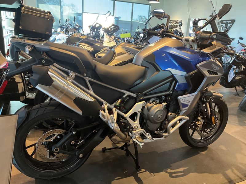 2023 Triumph TIGER 1200 in a LUCERNE BLUE exterior color. BMW Motorcycles of Modesto 209-524-2955 bmwmotorcyclesofmodesto.com 