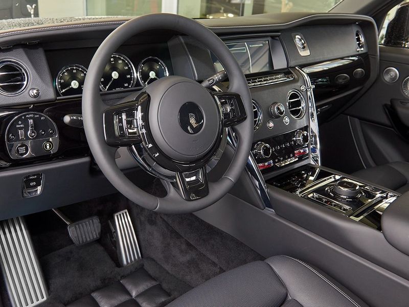 2024 Rolls-Royce Cullinan  in a Black Diamond exterior color and Blackinterior. SHELLY AUTOMOTIVE shellyautomotive.com 