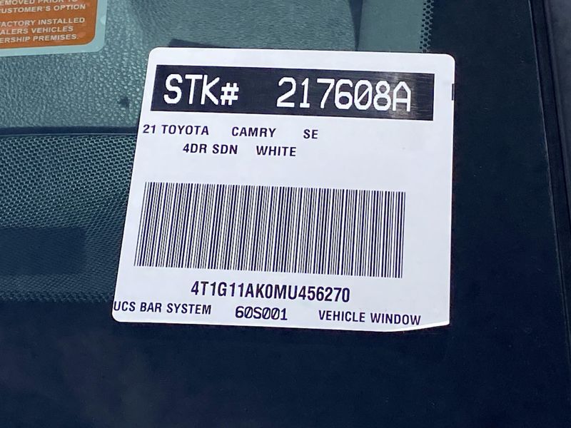 2021 Toyota Camry SEImage 31