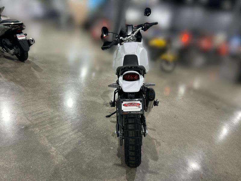 New 2025 Ducati Desertx  in a STAR WHITE SILK exterior color. Del Amo Motorsports of Redondo Beach (424) 390-7811 delamomotorsports.com 