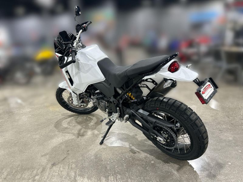 New 2025 Ducati Desertx  in a STAR WHITE SILK exterior color. Del Amo Motorsports of Redondo Beach (424) 390-7811 delamomotorsports.com 