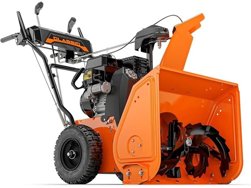 2021 Ariens ST24DLE COMPACT  in a Orange exterior color. New England Powersports 978 338-8990 pixelmotiondemo.com 