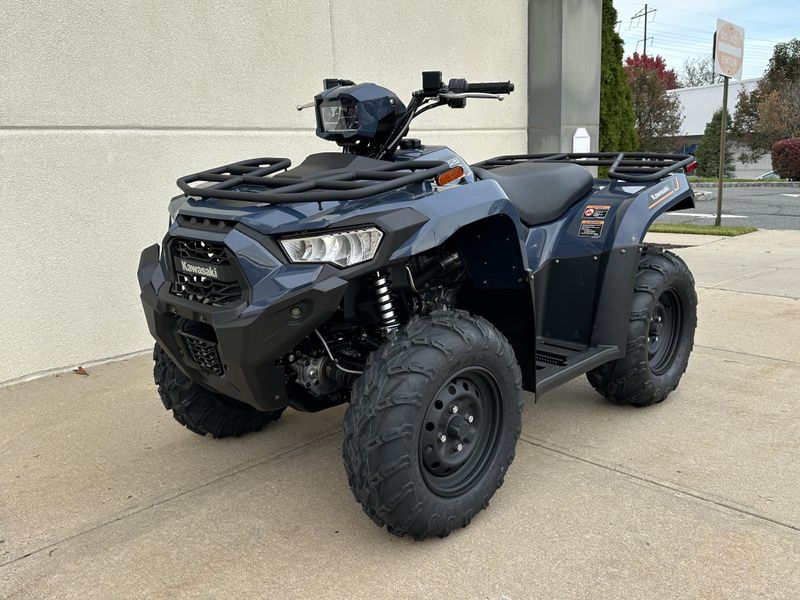 2025 Kawasaki Brute Force 450 4x4 in a Grayish Blue exterior color. Cross Country Powersports 732-491-2900 crosscountrypowersports.com 