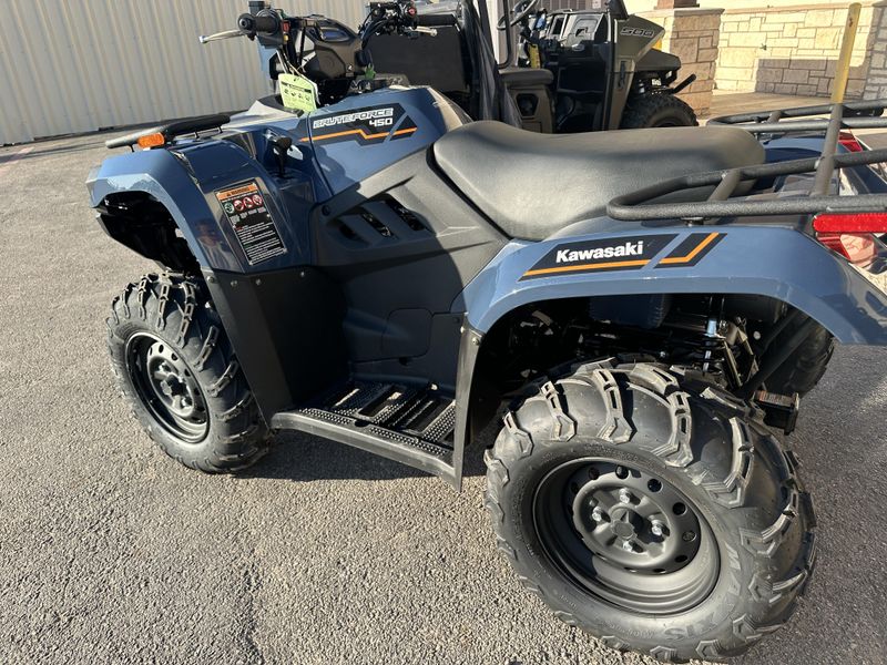 2025 Kawasaki BRUTE FORCE 450 4X4 GRAYISH BLUEImage 8