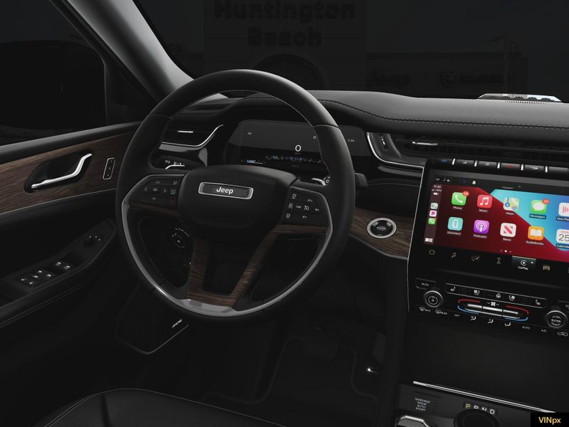 2023 Jeep Grand Cherokee 4xe Base 4x4 in a Diamond Black Crystal Pearl Coat exterior color and Global Blackinterior. BEACH BLVD OF CARS beachblvdofcars.com 