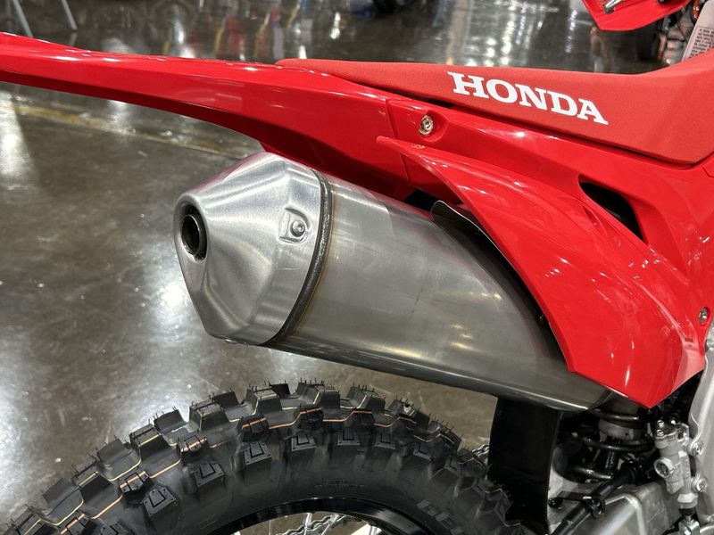 2025 Honda CRF450X  in a RED exterior color. Del Amo Motorsports of Redondo Beach (424) 390-7811 delamomotorsports.com 
