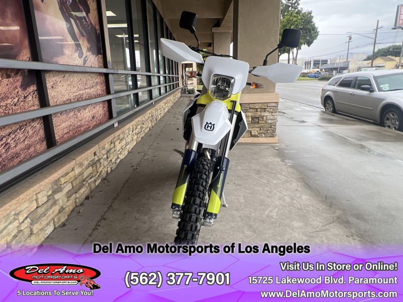 2024 HUSQVARNA FE 350S  in a WHITE exterior color. Del Amo Motorsports of Los Angeles (562) 262-9181 delamomotorsports.com 