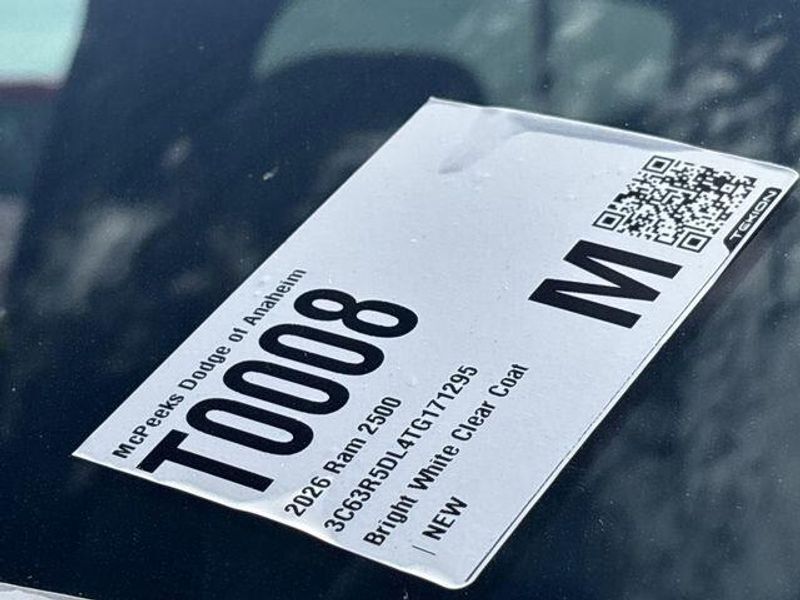 New 2026 RAM 2500 Big Horn Crew Cab 4x4 6