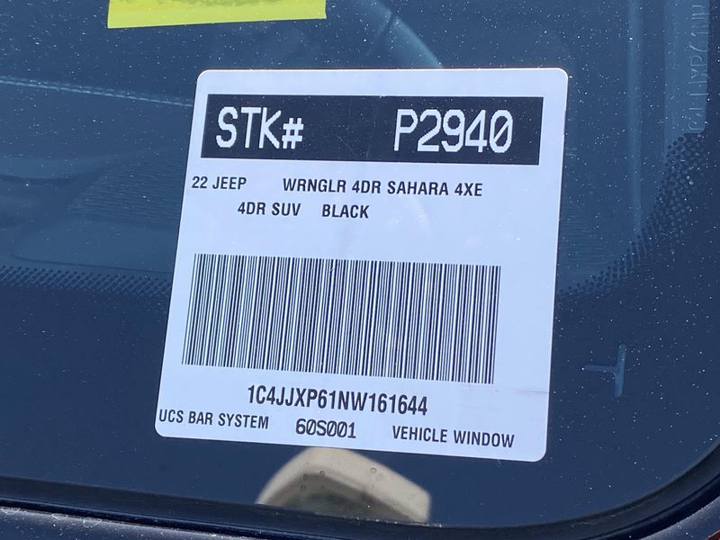 2022 Jeep Wrangler 4xE Unlimited Sahara 4xeImage 33