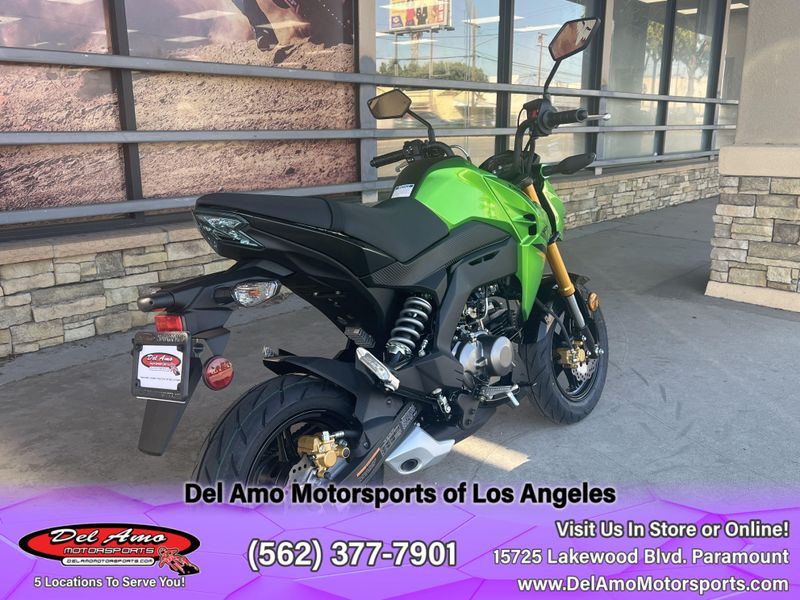 2024 Kawasaki BR125JRFNL-GN1  in a CANDY LIME GREEN exterior color. Del Amo Motorsports of Los Angeles (562) 262-9181 delamomotorsports.com 