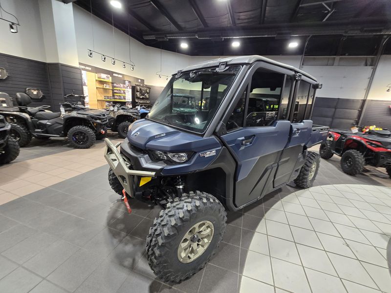 2025 Can-Am DEFENDER MAX LIMITED CAB HD10 DUSTY NAVYImage 3