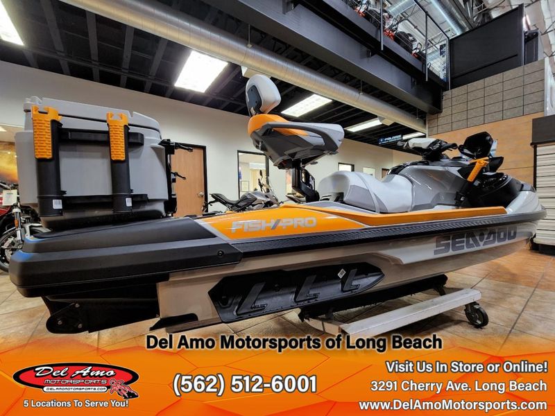 2024 Sea-Doo 19RG  in a SHARK GREY / ORANGE CRUSH exterior color. Del Amo Motorsports of Long Beach (562) 362-3160 delamomotorsports.com 