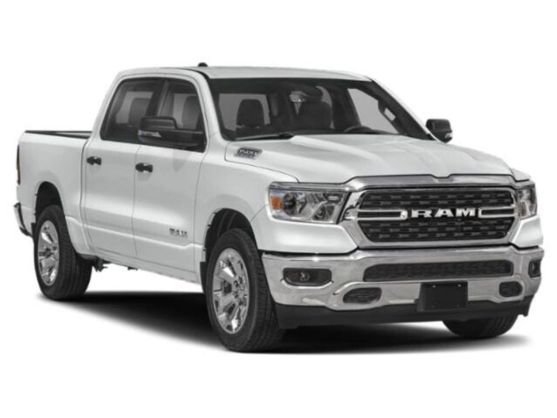 2024 RAM 1500 Big Horn Lone Star in a Bright White Clear Coat exterior color and Blackinterior. McPeek