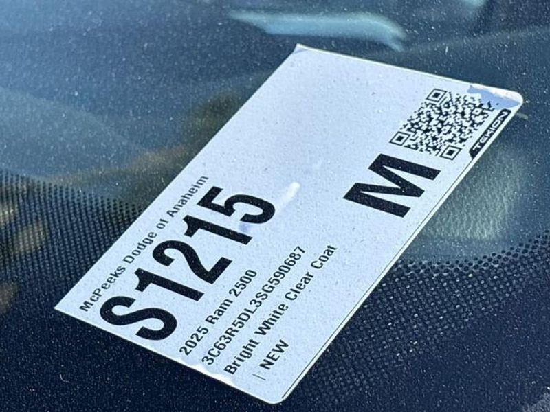 New 2025 RAM 2500 Big Horn Crew Cab 4x4 6