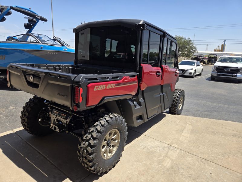 2025 Can-Am DEFENDER MAX LIMITED CAB HD10 FIERY RED Image 7