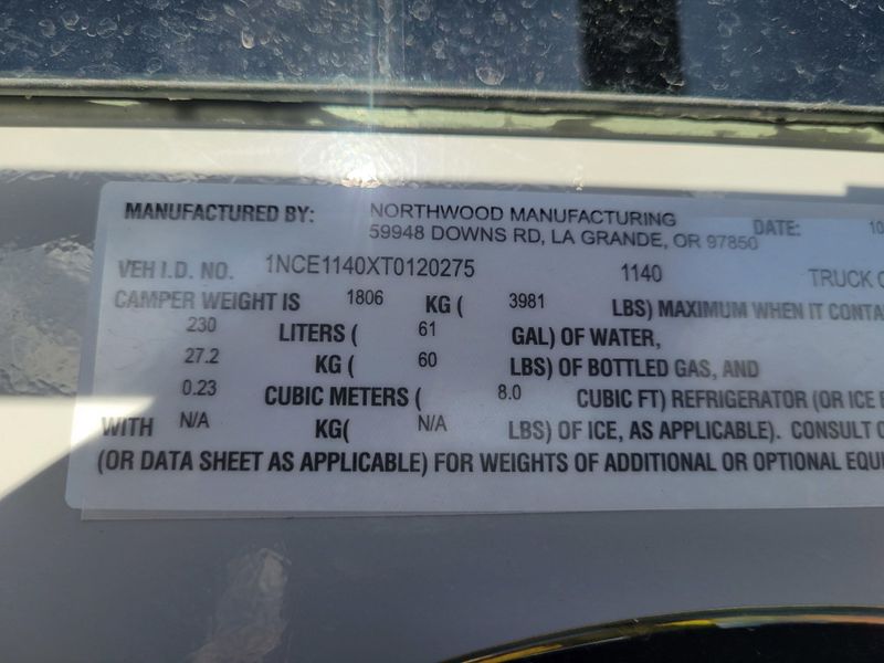 New 2026 NORTHWOOD MFG ARCTIC FOX 1140 Image 20