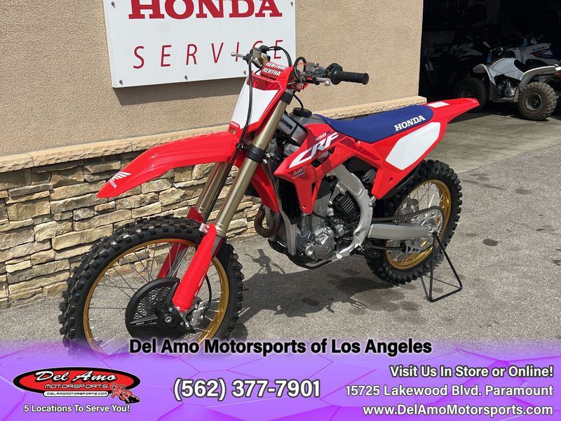 2023 Honda CRF450R50P  in a RED exterior color. Del Amo Motorsports of Los Angeles (562) 262-9181 delamomotorsports.com 