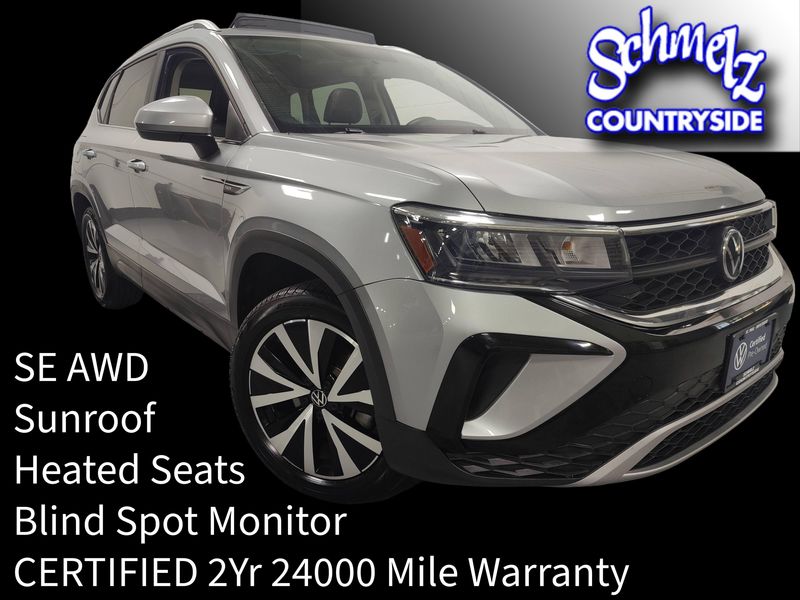 Used 2022 Volkswagen Taos SEAWD w/SunroofImage 1