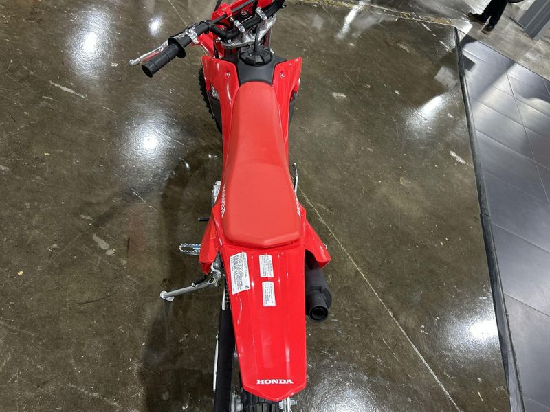 2025 Honda CRF125F BIG WHEEL  in a RED exterior color. Del Amo Motorsports of Redondo Beach (424) 390-7811 delamomotorsports.com 