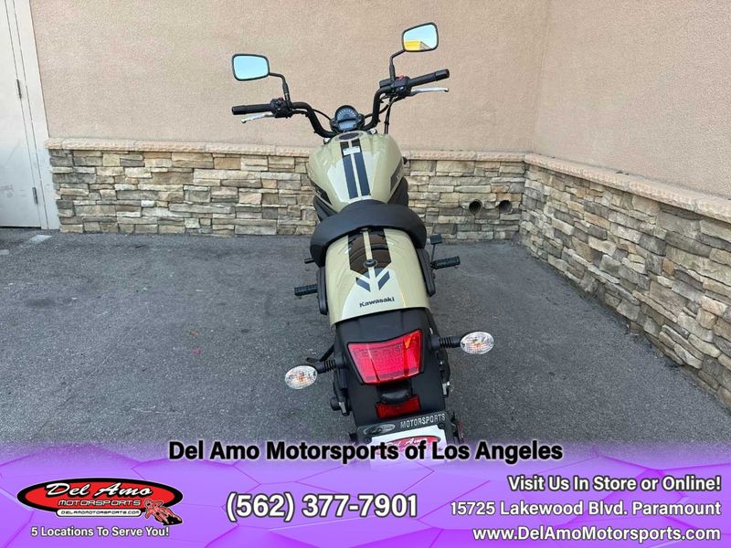 2024 Kawasaki EN650DRFAL-GN2  in a PEARL SAND KHAKI/EBONY exterior color. Del Amo Motorsports of Los Angeles (562) 262-9181 delamomotorsports.com 