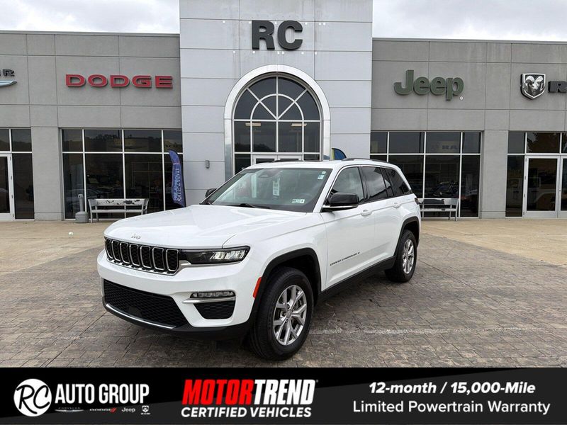 2022 Jeep Grand Cherokee Limited Bright White at RC Chrysler Dodge Jeep Ram Newell WV