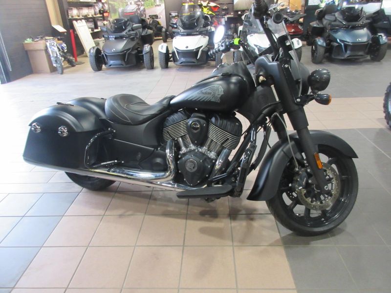 USED 2018 INDIAN MOTORCYCLE SPRINGFIELD DARK HORSE Image 2
